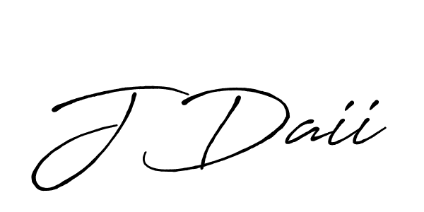 Use a signature maker to create a handwritten signature online. With this signature software, you can design (Antro_Vectra_Bolder) your own signature for name J Daii. J Daii signature style 7 images and pictures png