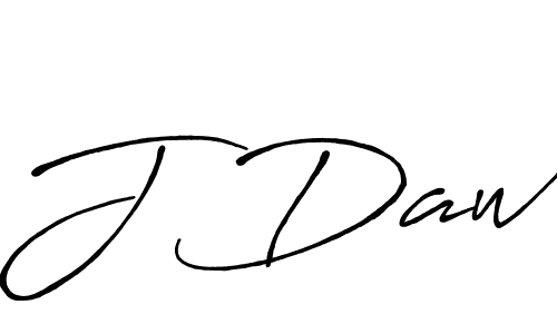 How to make J Daw signature? Antro_Vectra_Bolder is a professional autograph style. Create handwritten signature for J Daw name. J Daw signature style 7 images and pictures png