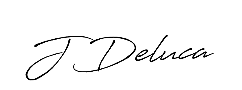 Also we have J Deluca name is the best signature style. Create professional handwritten signature collection using Antro_Vectra_Bolder autograph style. J Deluca signature style 7 images and pictures png