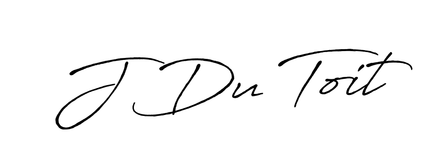 Also we have J Du Toit name is the best signature style. Create professional handwritten signature collection using Antro_Vectra_Bolder autograph style. J Du Toit signature style 7 images and pictures png