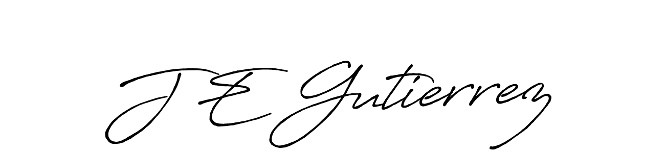 Similarly Antro_Vectra_Bolder is the best handwritten signature design. Signature creator online .You can use it as an online autograph creator for name J E Gutierrez. J E Gutierrez signature style 7 images and pictures png