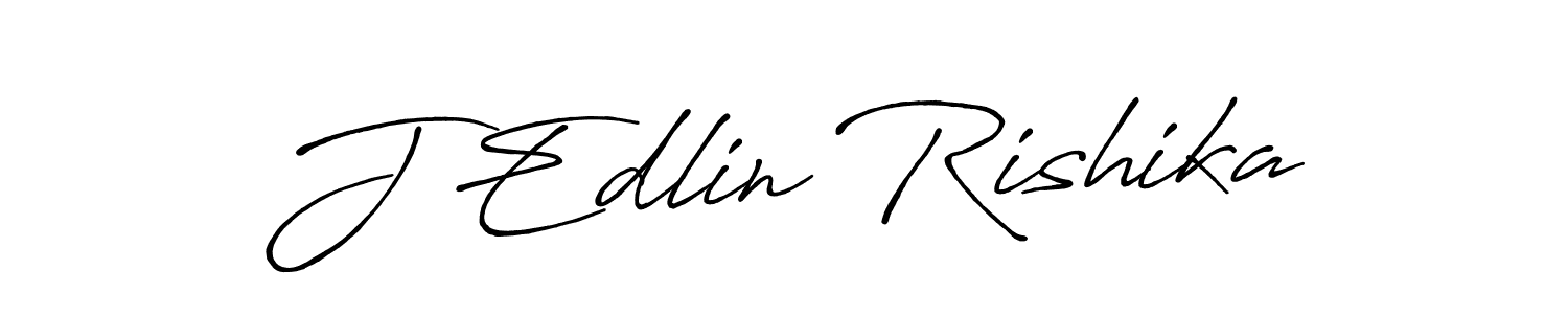 Here are the top 10 professional signature styles for the name J Edlin Rishika. These are the best autograph styles you can use for your name. J Edlin Rishika signature style 7 images and pictures png