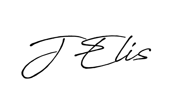 How to make J Elis name signature. Use Antro_Vectra_Bolder style for creating short signs online. This is the latest handwritten sign. J Elis signature style 7 images and pictures png