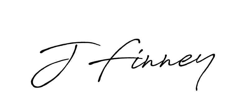 Make a beautiful signature design for name J Finney. With this signature (Antro_Vectra_Bolder) style, you can create a handwritten signature for free. J Finney signature style 7 images and pictures png
