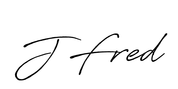How to make J Fred signature? Antro_Vectra_Bolder is a professional autograph style. Create handwritten signature for J Fred name. J Fred signature style 7 images and pictures png