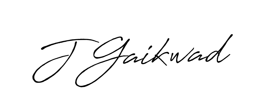 Make a beautiful signature design for name J Gaikwad. With this signature (Antro_Vectra_Bolder) style, you can create a handwritten signature for free. J Gaikwad signature style 7 images and pictures png