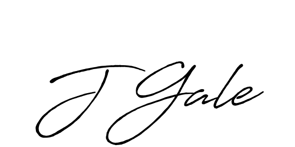 Make a beautiful signature design for name J Gale. With this signature (Antro_Vectra_Bolder) style, you can create a handwritten signature for free. J Gale signature style 7 images and pictures png