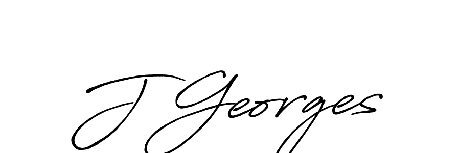 Make a beautiful signature design for name J Georges. With this signature (Antro_Vectra_Bolder) style, you can create a handwritten signature for free. J Georges signature style 7 images and pictures png