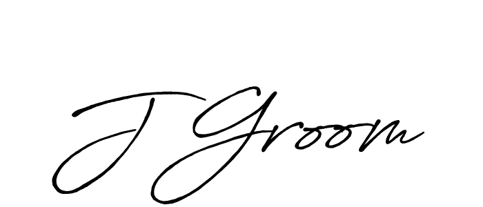 Use a signature maker to create a handwritten signature online. With this signature software, you can design (Antro_Vectra_Bolder) your own signature for name J Groom. J Groom signature style 7 images and pictures png