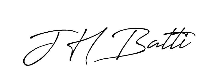 This is the best signature style for the J H Batti name. Also you like these signature font (Antro_Vectra_Bolder). Mix name signature. J H Batti signature style 7 images and pictures png