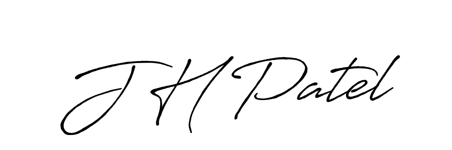 if you are searching for the best signature style for your name J H Patel. so please give up your signature search. here we have designed multiple signature styles  using Antro_Vectra_Bolder. J H Patel signature style 7 images and pictures png