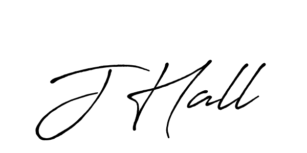 Design your own signature with our free online signature maker. With this signature software, you can create a handwritten (Antro_Vectra_Bolder) signature for name J Hall. J Hall signature style 7 images and pictures png