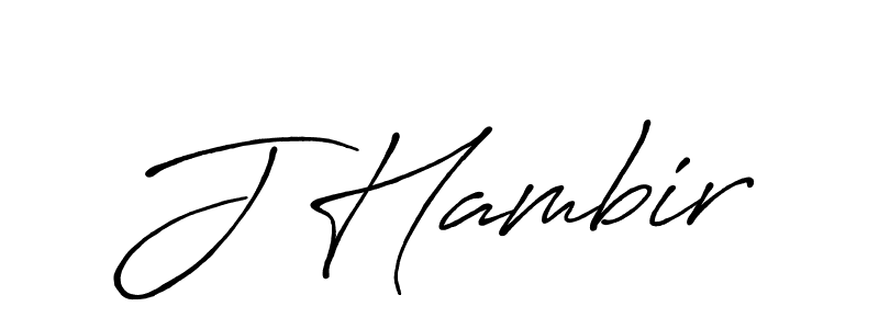 Make a beautiful signature design for name J Hambir. Use this online signature maker to create a handwritten signature for free. J Hambir signature style 7 images and pictures png