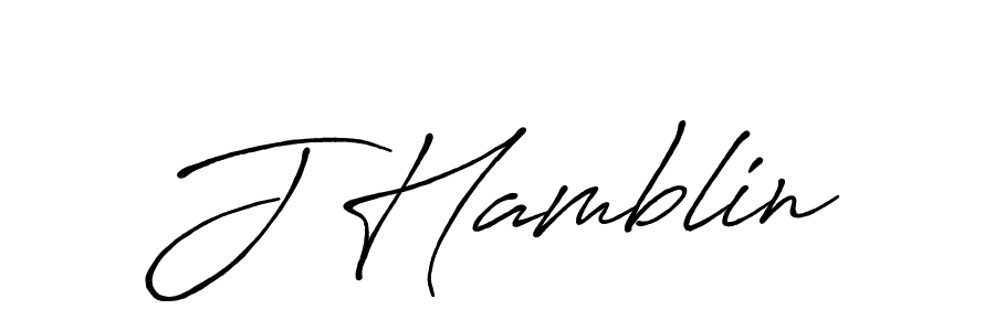 Also we have J Hamblin name is the best signature style. Create professional handwritten signature collection using Antro_Vectra_Bolder autograph style. J Hamblin signature style 7 images and pictures png