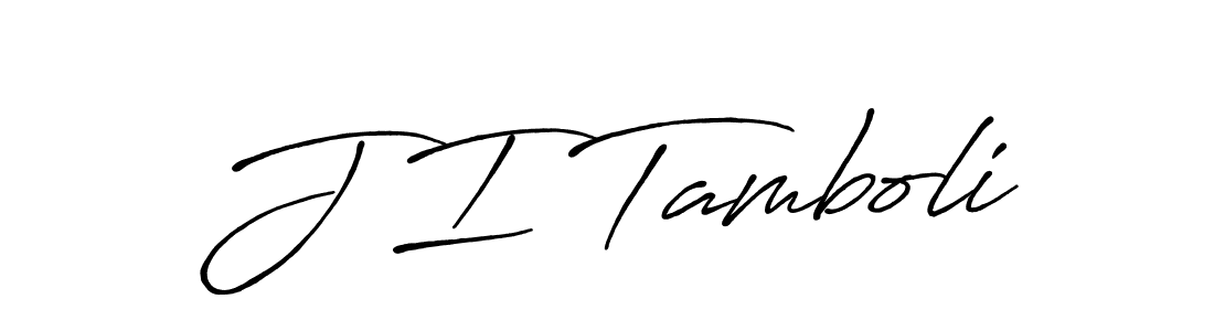 Make a short J I Tamboli signature style. Manage your documents anywhere anytime using Antro_Vectra_Bolder. Create and add eSignatures, submit forms, share and send files easily. J I Tamboli signature style 7 images and pictures png