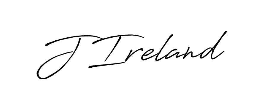 How to make J Ireland name signature. Use Antro_Vectra_Bolder style for creating short signs online. This is the latest handwritten sign. J Ireland signature style 7 images and pictures png