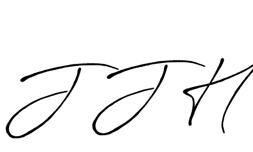 How to make J J H signature? Antro_Vectra_Bolder is a professional autograph style. Create handwritten signature for J J H name. J J H signature style 7 images and pictures png