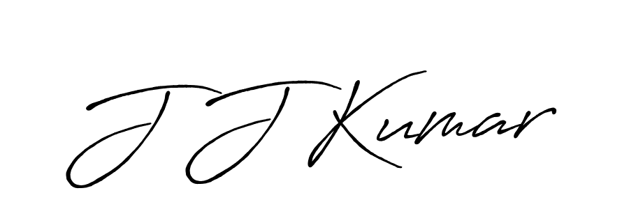 Make a beautiful signature design for name J J Kumar. With this signature (Antro_Vectra_Bolder) style, you can create a handwritten signature for free. J J Kumar signature style 7 images and pictures png