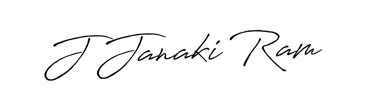 How to make J Janaki Ram signature? Antro_Vectra_Bolder is a professional autograph style. Create handwritten signature for J Janaki Ram name. J Janaki Ram signature style 7 images and pictures png