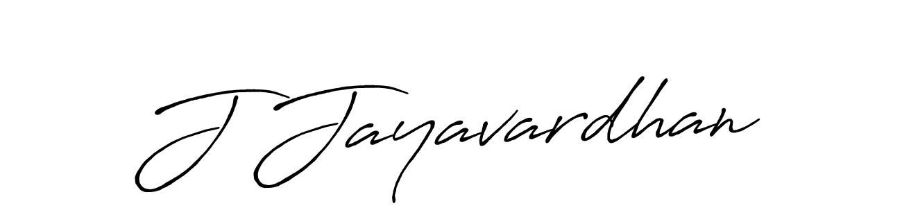 How to make J Jayavardhan name signature. Use Antro_Vectra_Bolder style for creating short signs online. This is the latest handwritten sign. J Jayavardhan signature style 7 images and pictures png