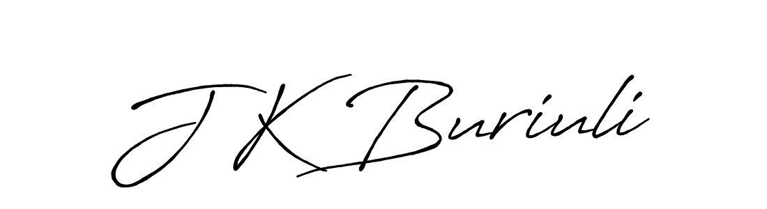 Antro_Vectra_Bolder is a professional signature style that is perfect for those who want to add a touch of class to their signature. It is also a great choice for those who want to make their signature more unique. Get J K Buriuli name to fancy signature for free. J K Buriuli signature style 7 images and pictures png