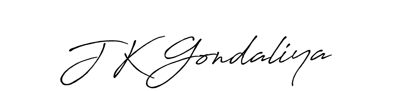 Make a short J K Gondaliya signature style. Manage your documents anywhere anytime using Antro_Vectra_Bolder. Create and add eSignatures, submit forms, share and send files easily. J K Gondaliya signature style 7 images and pictures png