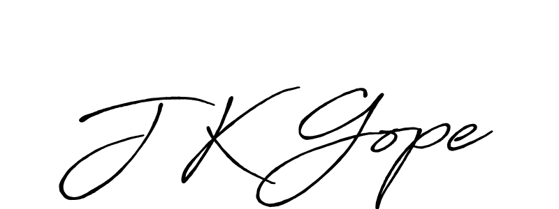 You should practise on your own different ways (Antro_Vectra_Bolder) to write your name (J K Gope) in signature. don't let someone else do it for you. J K Gope signature style 7 images and pictures png