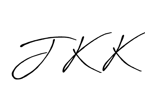 Create a beautiful signature design for name J K K. With this signature (Antro_Vectra_Bolder) fonts, you can make a handwritten signature for free. J K K signature style 7 images and pictures png