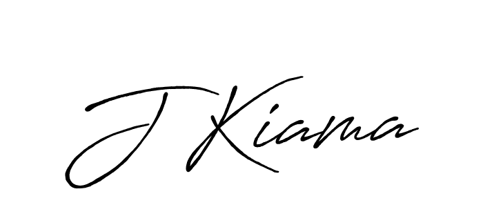 Create a beautiful signature design for name J Kiama. With this signature (Antro_Vectra_Bolder) fonts, you can make a handwritten signature for free. J Kiama signature style 7 images and pictures png