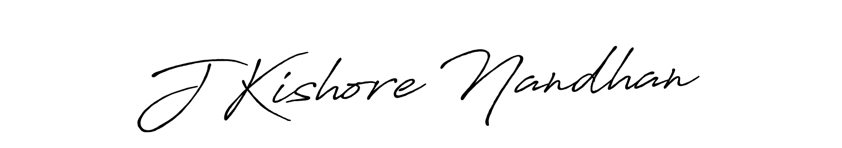 How to make J Kishore Nandhan signature? Antro_Vectra_Bolder is a professional autograph style. Create handwritten signature for J Kishore Nandhan name. J Kishore Nandhan signature style 7 images and pictures png