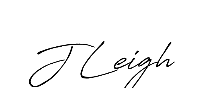 The best way (Antro_Vectra_Bolder) to make a short signature is to pick only two or three words in your name. The name J Leigh include a total of six letters. For converting this name. J Leigh signature style 7 images and pictures png