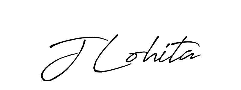 if you are searching for the best signature style for your name J Lohita. so please give up your signature search. here we have designed multiple signature styles  using Antro_Vectra_Bolder. J Lohita signature style 7 images and pictures png