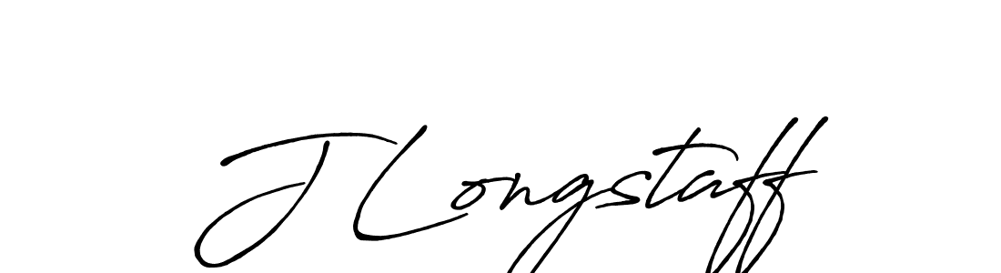 Create a beautiful signature design for name J Longstaff. With this signature (Antro_Vectra_Bolder) fonts, you can make a handwritten signature for free. J Longstaff signature style 7 images and pictures png