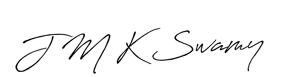 How to make J M K Swamy name signature. Use Antro_Vectra_Bolder style for creating short signs online. This is the latest handwritten sign. J M K Swamy signature style 7 images and pictures png