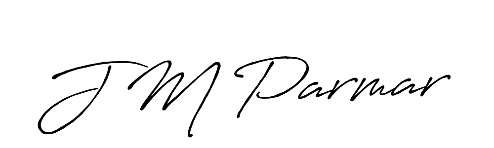 if you are searching for the best signature style for your name J M Parmar. so please give up your signature search. here we have designed multiple signature styles  using Antro_Vectra_Bolder. J M Parmar signature style 7 images and pictures png