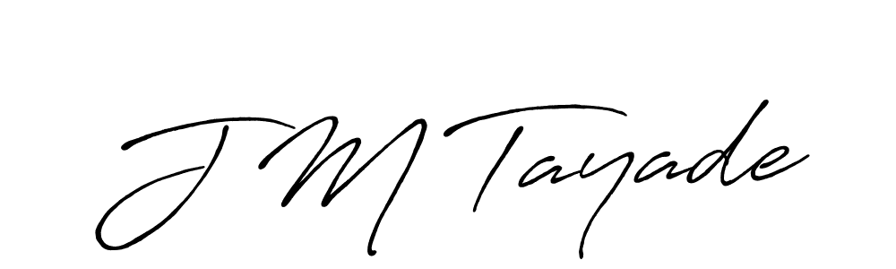 Similarly Antro_Vectra_Bolder is the best handwritten signature design. Signature creator online .You can use it as an online autograph creator for name J M Tayade. J M Tayade signature style 7 images and pictures png