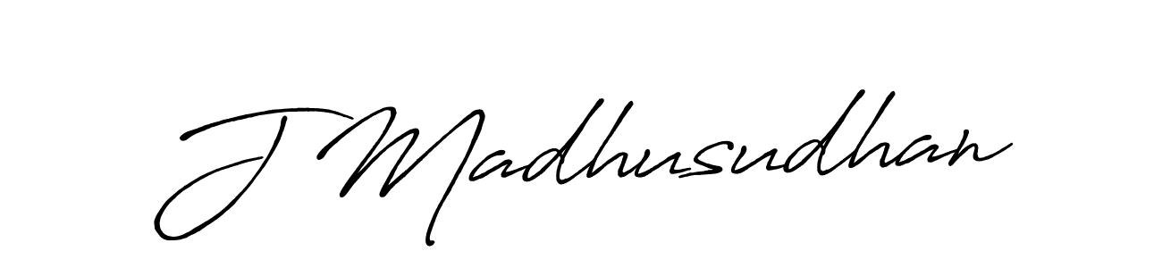 How to make J Madhusudhan signature? Antro_Vectra_Bolder is a professional autograph style. Create handwritten signature for J Madhusudhan name. J Madhusudhan signature style 7 images and pictures png
