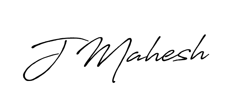 Also we have J Mahesh name is the best signature style. Create professional handwritten signature collection using Antro_Vectra_Bolder autograph style. J Mahesh signature style 7 images and pictures png