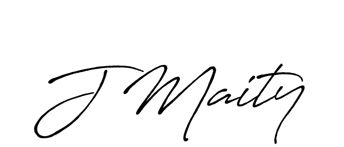 How to make J Maity name signature. Use Antro_Vectra_Bolder style for creating short signs online. This is the latest handwritten sign. J Maity signature style 7 images and pictures png