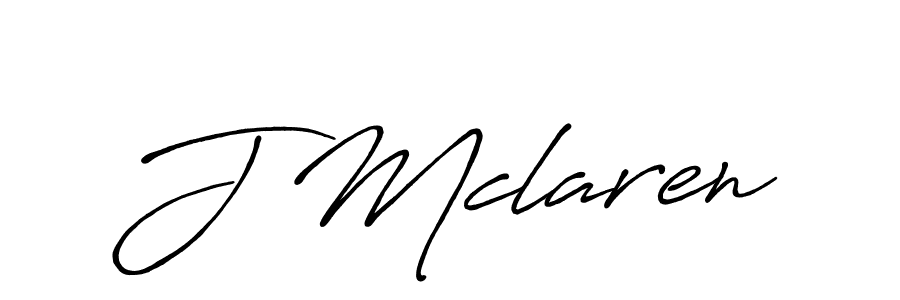 Use a signature maker to create a handwritten signature online. With this signature software, you can design (Antro_Vectra_Bolder) your own signature for name J Mclaren. J Mclaren signature style 7 images and pictures png