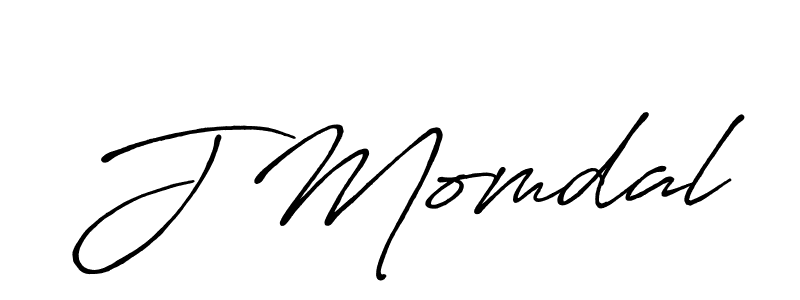 Design your own signature with our free online signature maker. With this signature software, you can create a handwritten (Antro_Vectra_Bolder) signature for name J Momdal. J Momdal signature style 7 images and pictures png