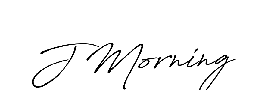 It looks lik you need a new signature style for name J Morning. Design unique handwritten (Antro_Vectra_Bolder) signature with our free signature maker in just a few clicks. J Morning signature style 7 images and pictures png