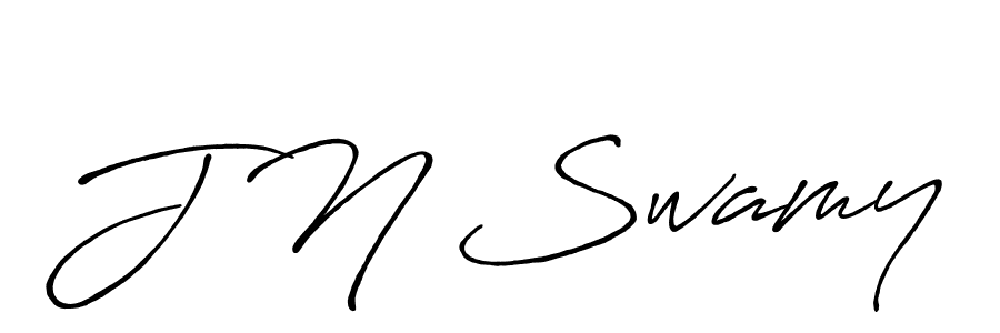 How to make J N Swamy name signature. Use Antro_Vectra_Bolder style for creating short signs online. This is the latest handwritten sign. J N Swamy signature style 7 images and pictures png