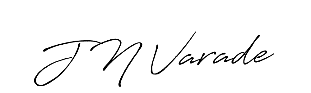 if you are searching for the best signature style for your name J N Varade. so please give up your signature search. here we have designed multiple signature styles  using Antro_Vectra_Bolder. J N Varade signature style 7 images and pictures png