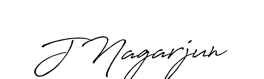 Also we have J Nagarjun name is the best signature style. Create professional handwritten signature collection using Antro_Vectra_Bolder autograph style. J Nagarjun signature style 7 images and pictures png