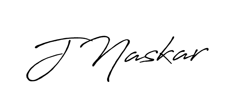 How to make J Naskar name signature. Use Antro_Vectra_Bolder style for creating short signs online. This is the latest handwritten sign. J Naskar signature style 7 images and pictures png