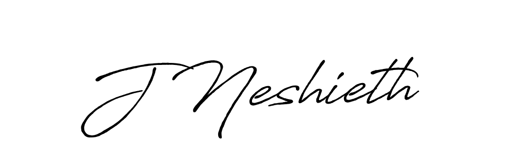 J Neshieth stylish signature style. Best Handwritten Sign (Antro_Vectra_Bolder) for my name. Handwritten Signature Collection Ideas for my name J Neshieth. J Neshieth signature style 7 images and pictures png