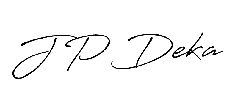 if you are searching for the best signature style for your name J P Deka. so please give up your signature search. here we have designed multiple signature styles  using Antro_Vectra_Bolder. J P Deka signature style 7 images and pictures png