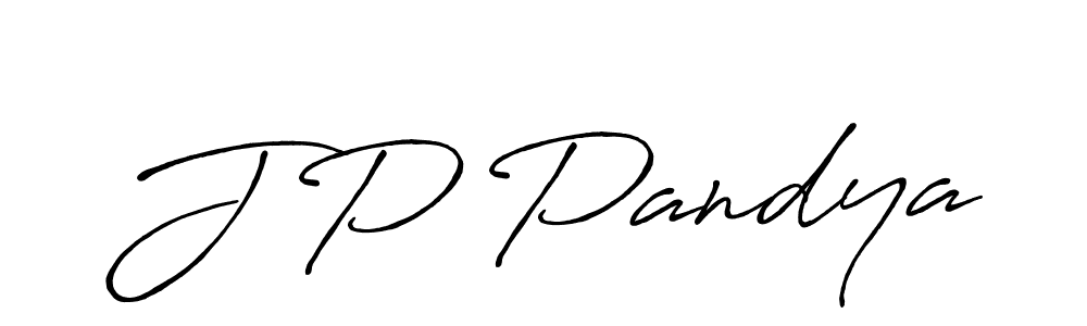 Make a beautiful signature design for name J P Pandya. Use this online signature maker to create a handwritten signature for free. J P Pandya signature style 7 images and pictures png
