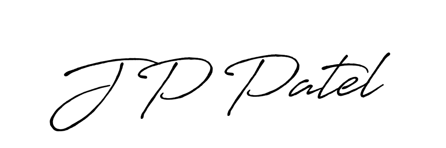 How to Draw J P Patel signature style? Antro_Vectra_Bolder is a latest design signature styles for name J P Patel. J P Patel signature style 7 images and pictures png